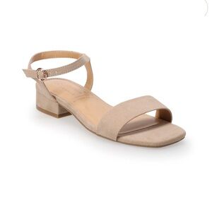 LC Lauren Conrad Women's Block Heel Sandals